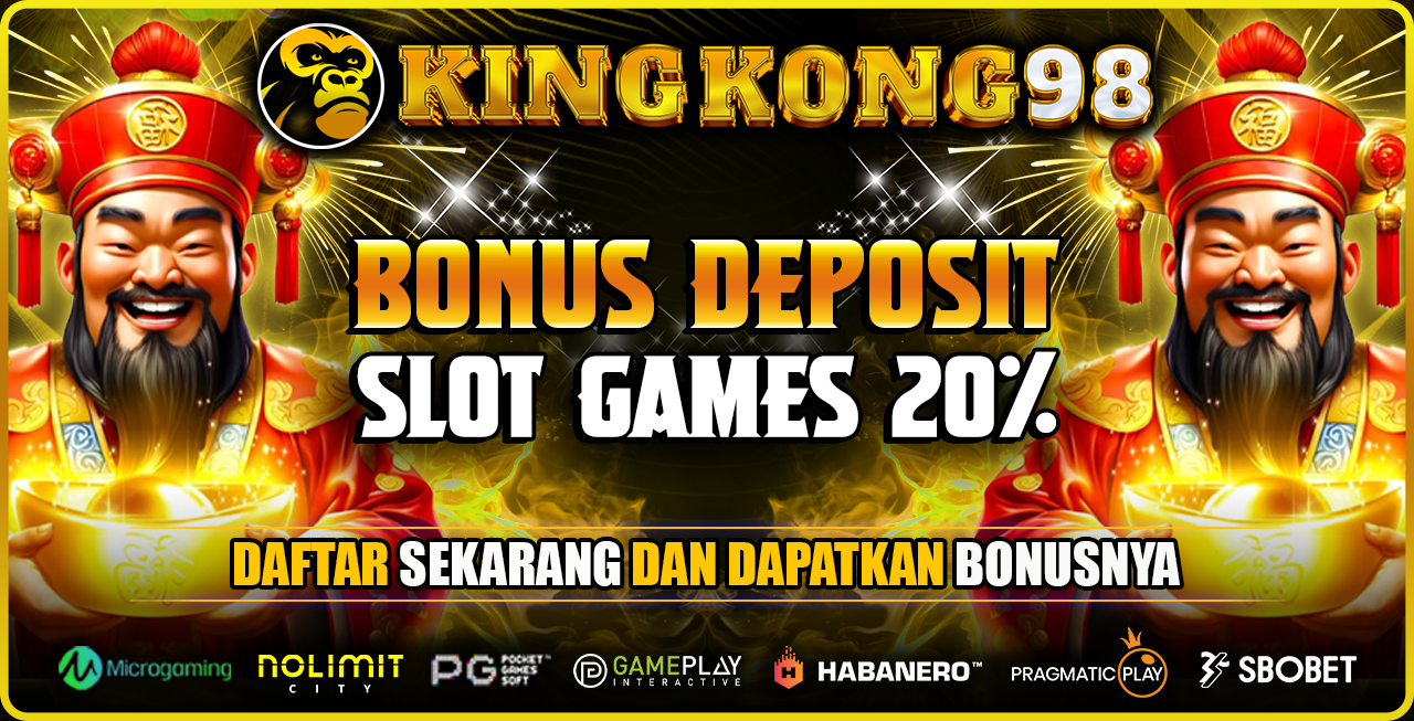 BONUS DEPOSIT 20% SLOT